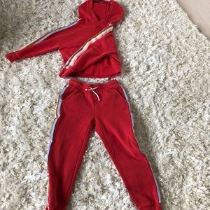 Mini Boden Embellished Sweatsuit